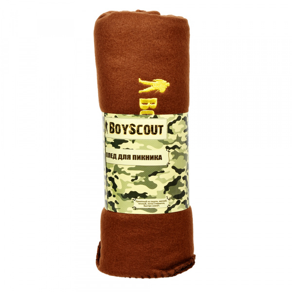 плед для пикника 150х130 см флисовый boyscout картинка анонса te-plo.ru